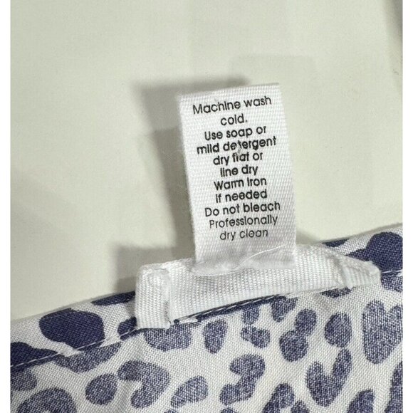 Japna Jumpsuit‎ Womens S Blue Leopard Wide Leg Tent Spaghetti Strap V Neck NEW - Picture 5 of 8